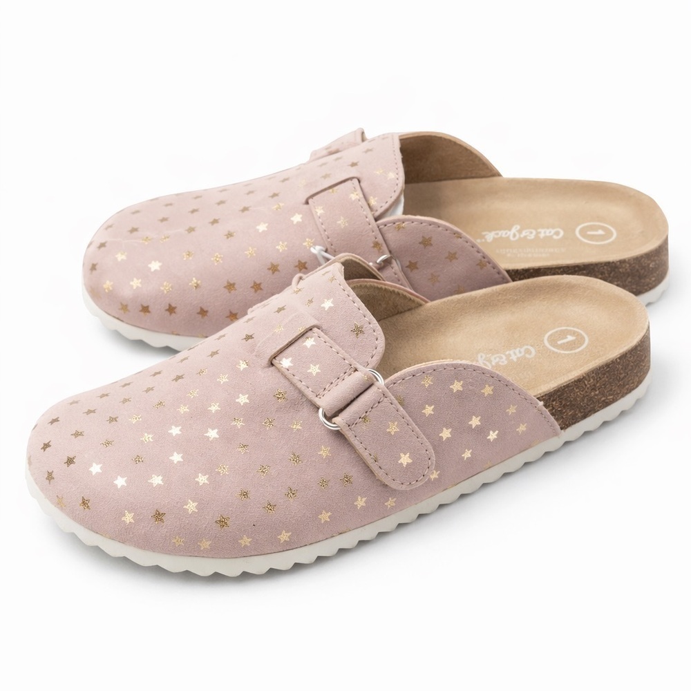 Cat & Jack Pink Starry Slip ons
